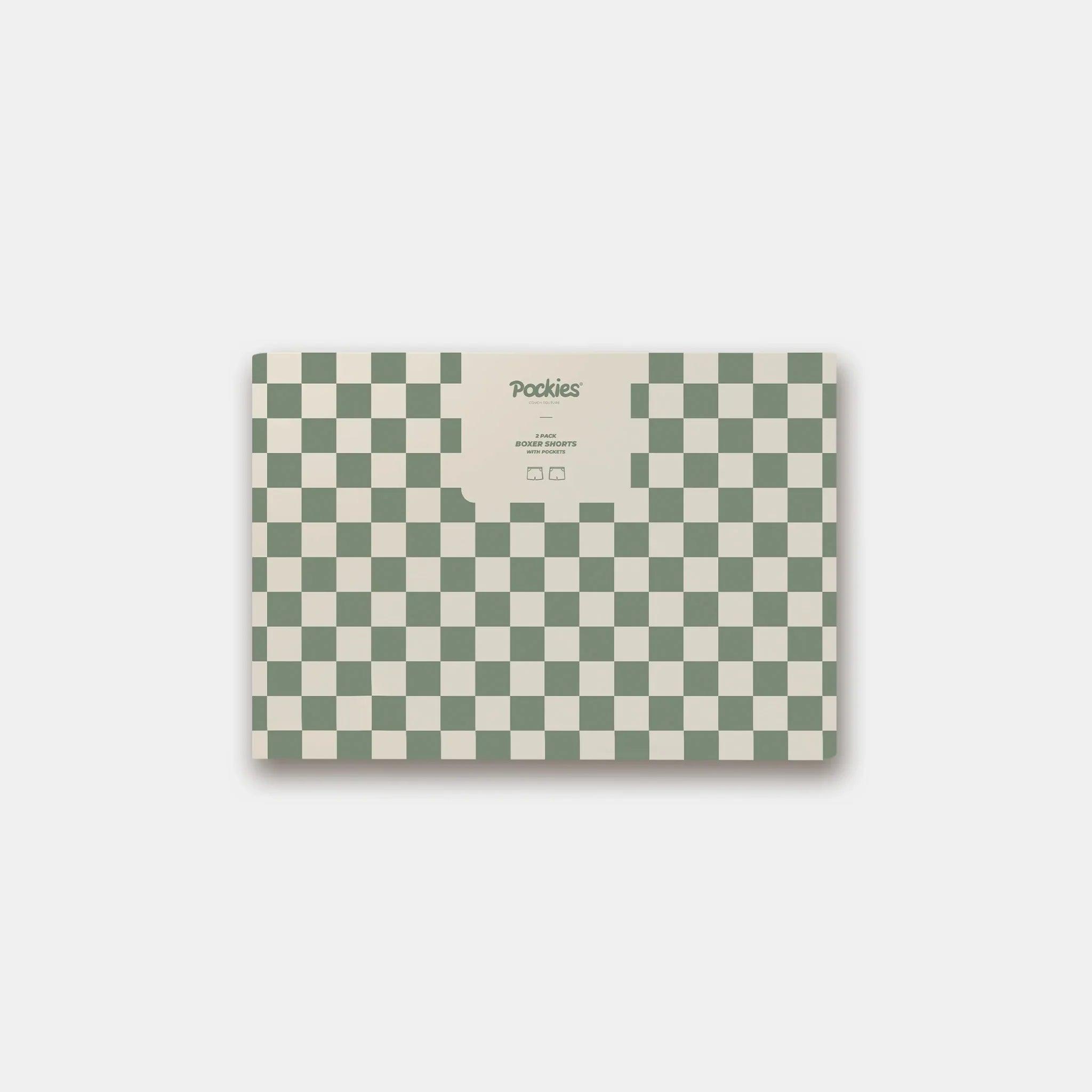 2 Pack Checkers Boxers