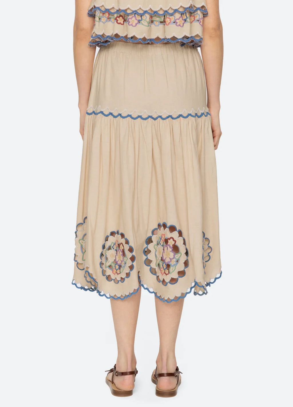 Melinda Embroidered Skirt