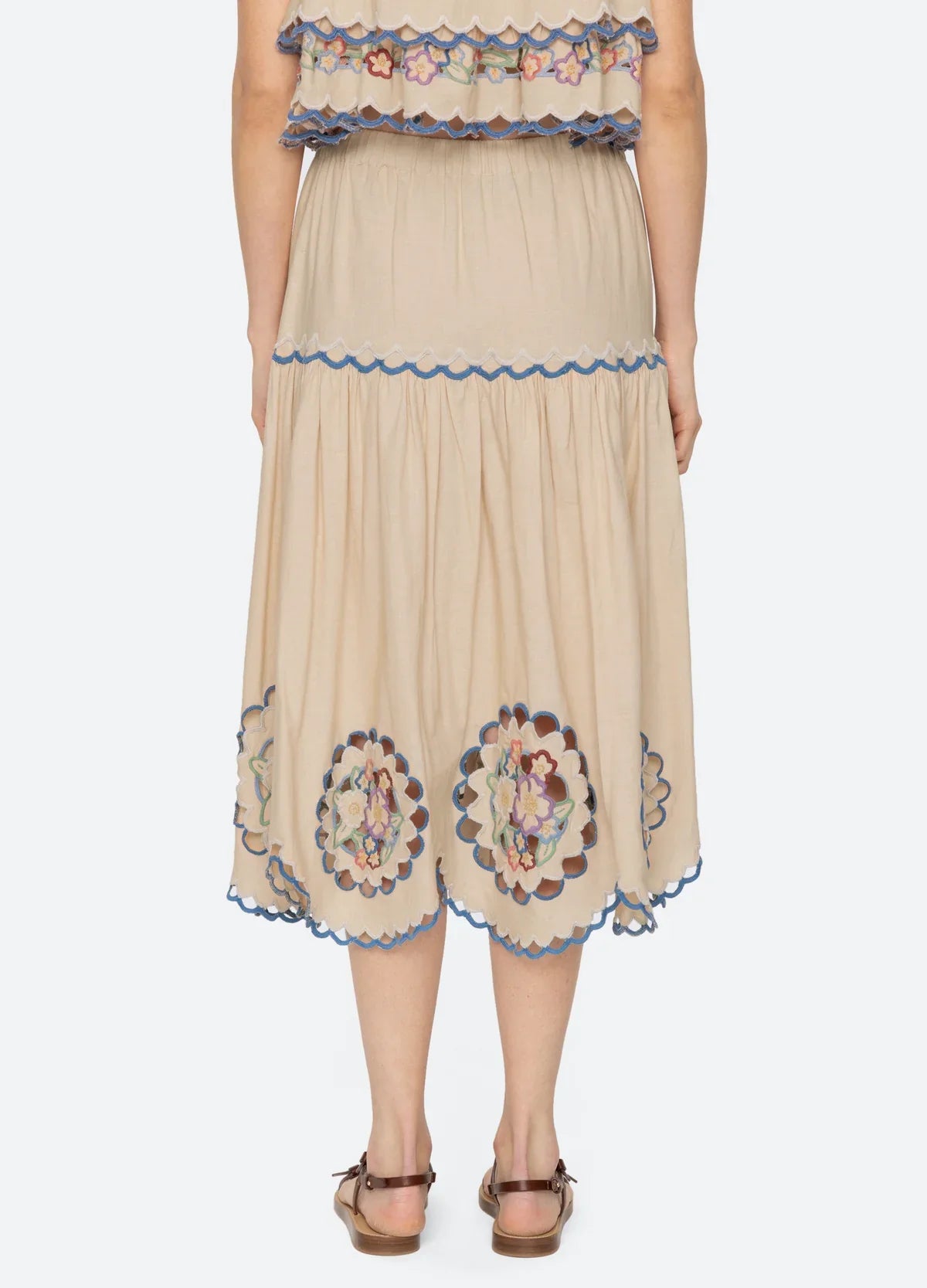 Melinda Embroidered Skirt