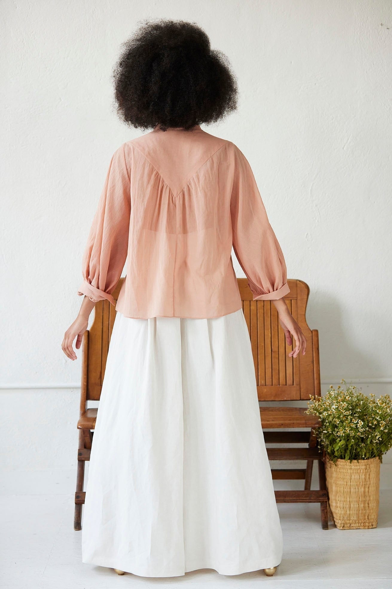 Sylvia Blouse in Cotton Chiffon