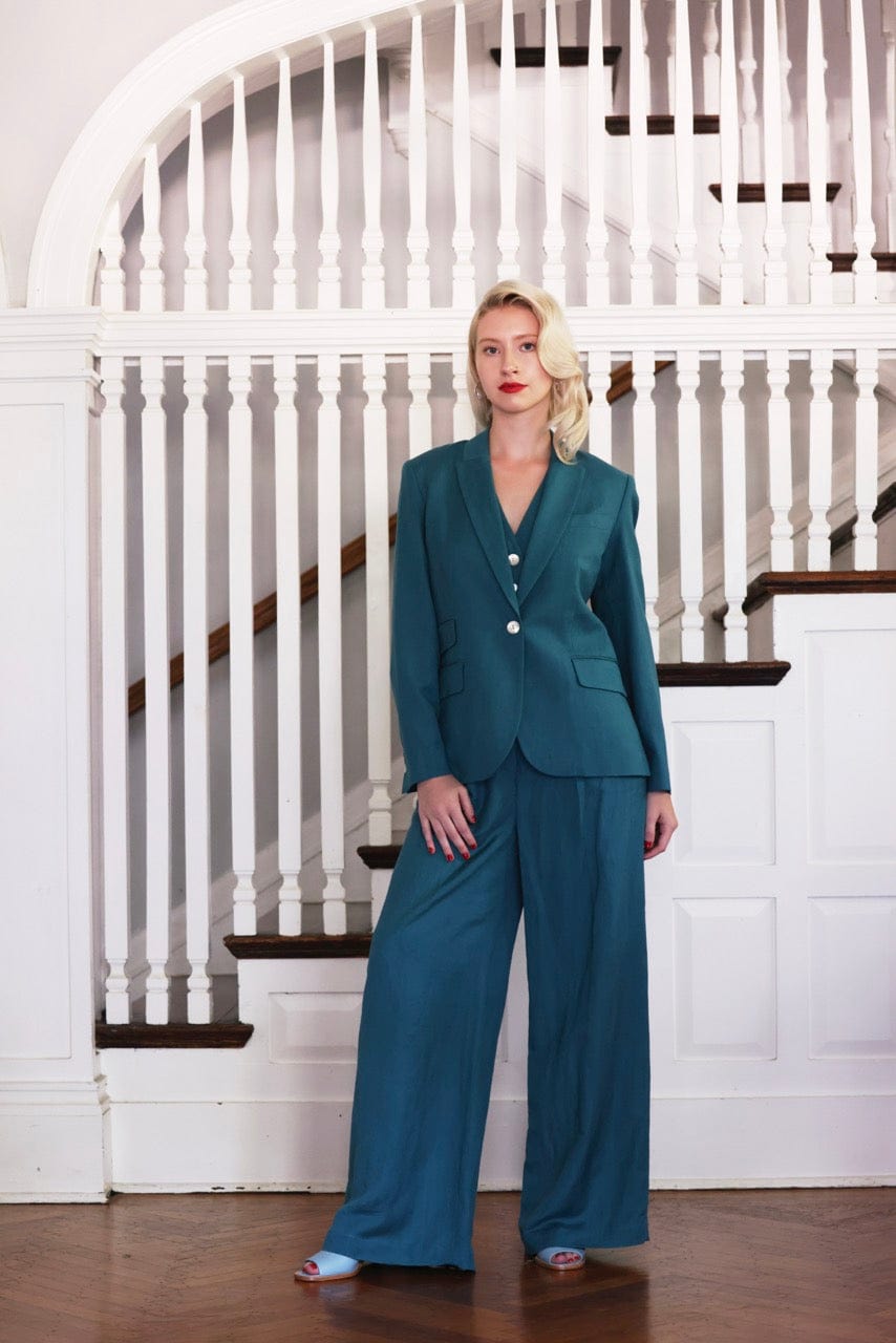 Tilda Jacket in Linen Blend