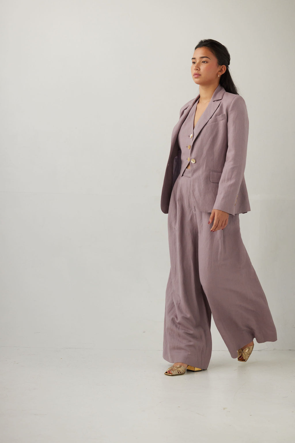 Tilda Jacket in Linen Blend