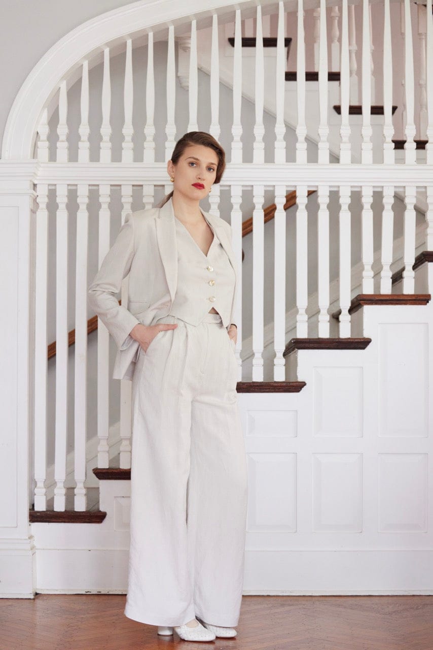 Tilda Jacket in Linen Blend