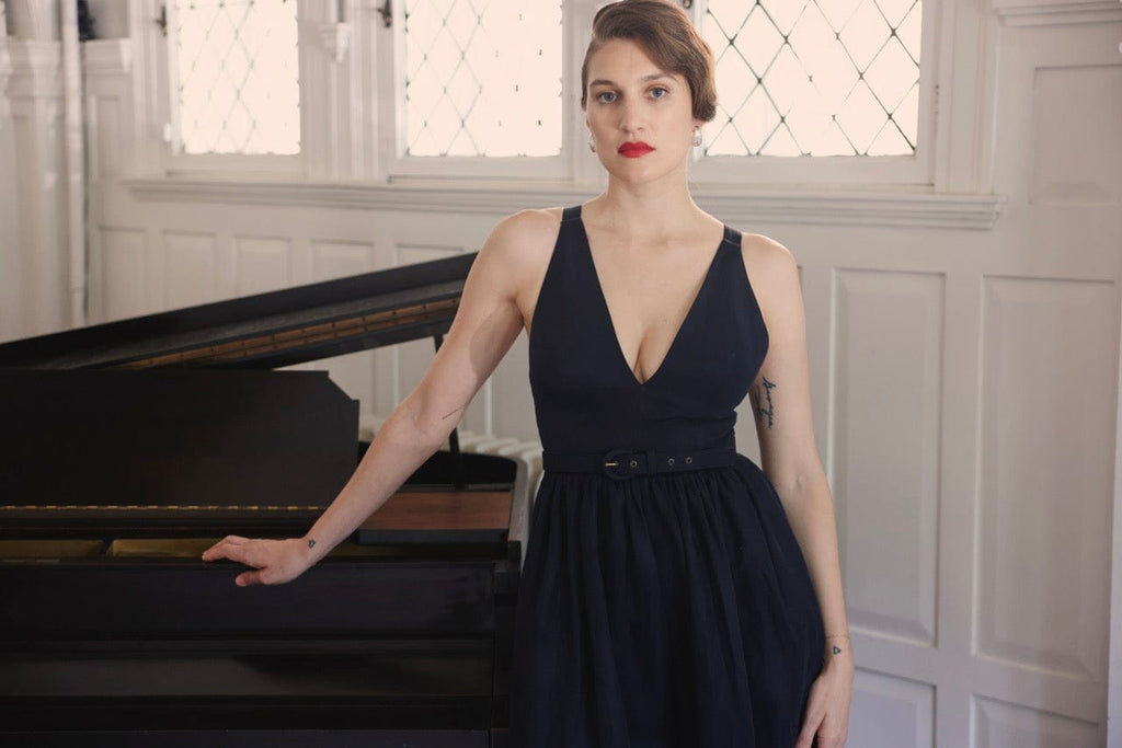 Quynh Jumpsuit in Cupro Linen Blend