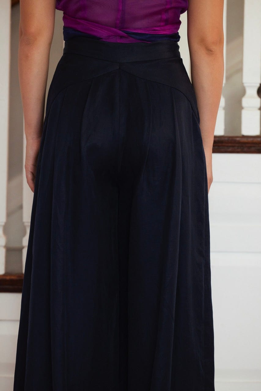 Katherine Pant in Cupro Linen Blend