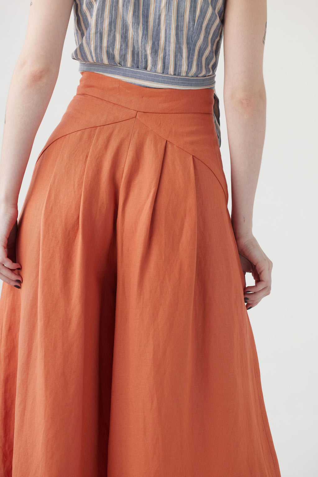 Katherine Pant in Linen Blend