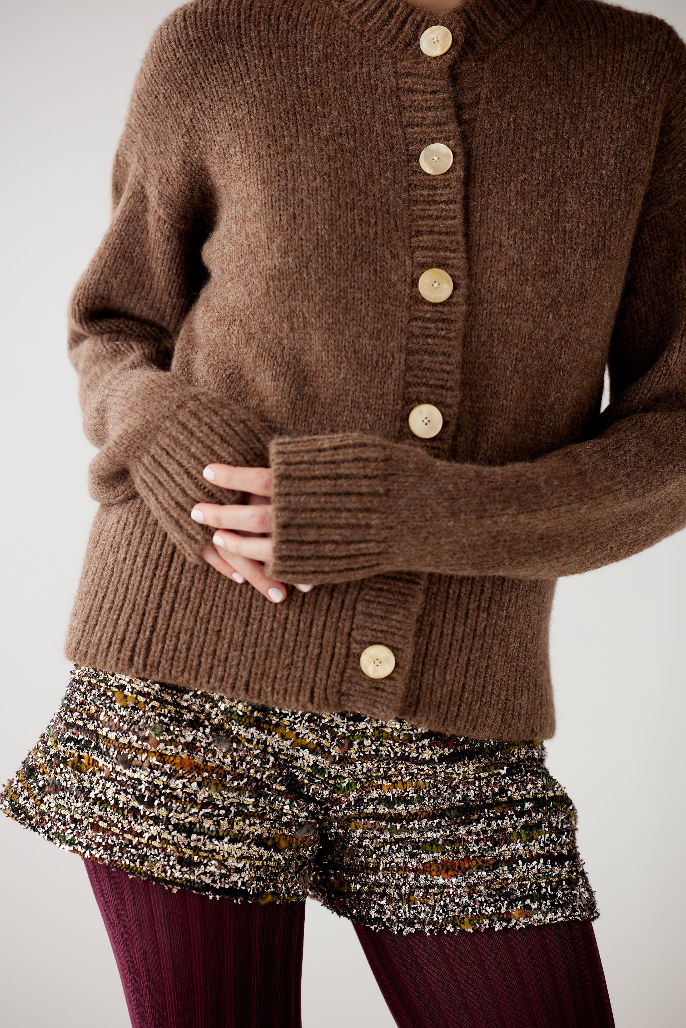Petra Cardigan in Alpaca Blend