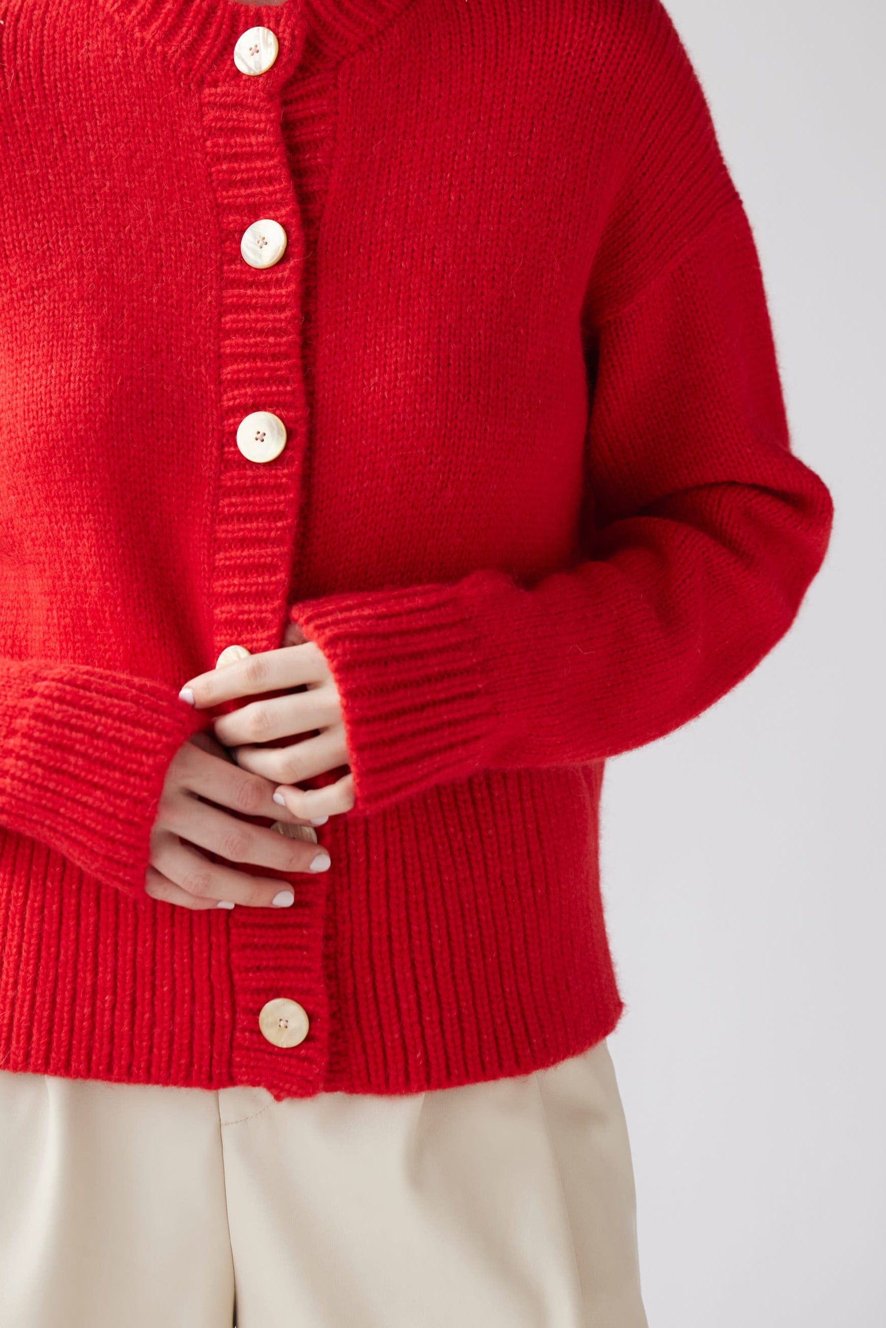 Petra Cardigan in Alpaca Blend