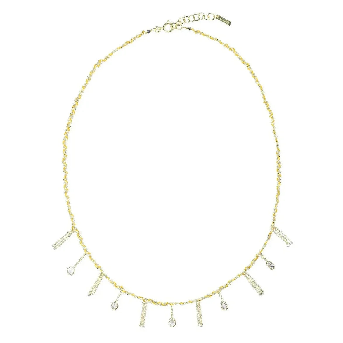 N° 607 Necklace in Gold Grey